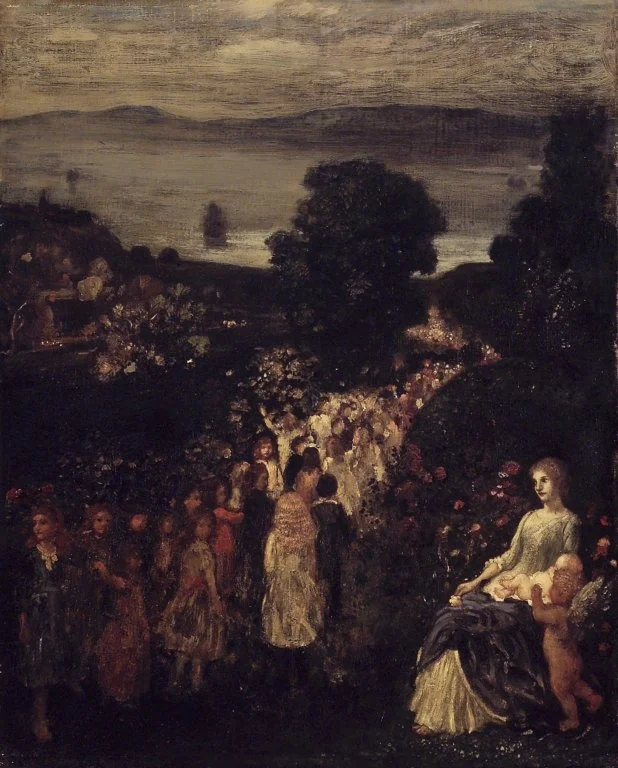 Children of Yesteryear, by Arthur Bowen Davies, oil, 1899