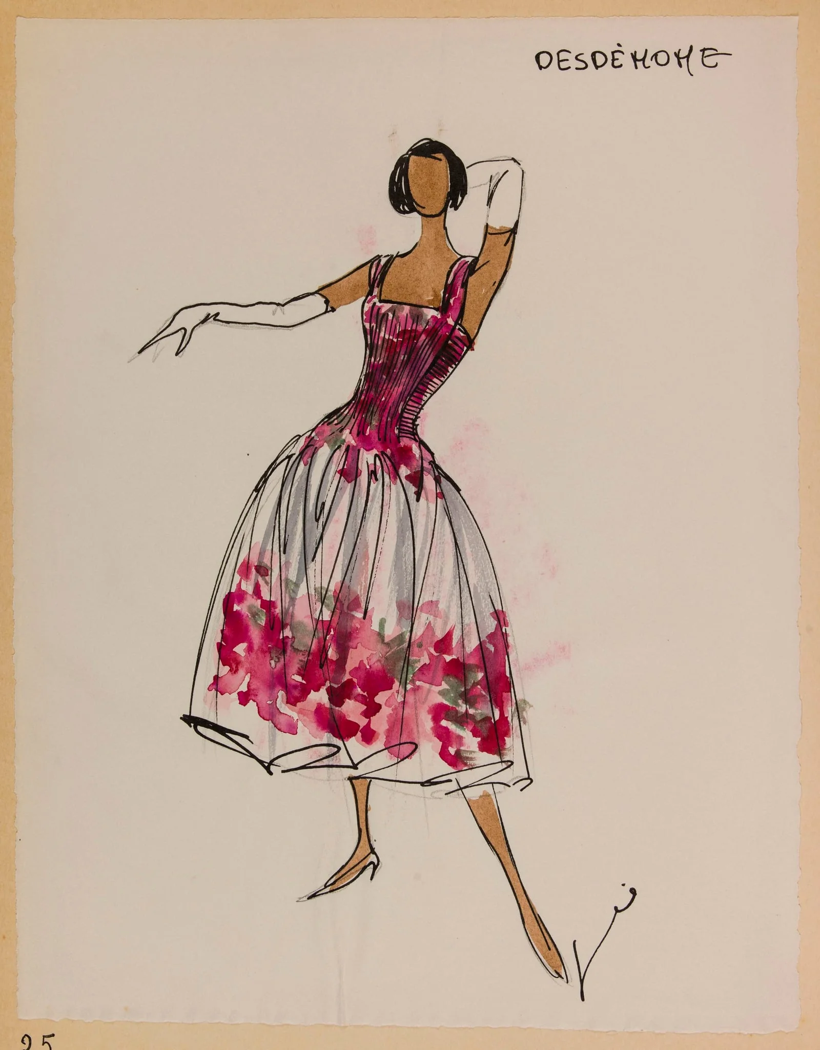 Desdémone, by Marie-Louise Carven, 1956