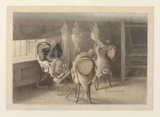 Three little Mice sat down to spin