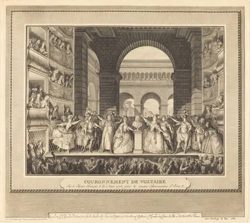 Couronnement de Voltaire (The Crowning of Voltaire)
