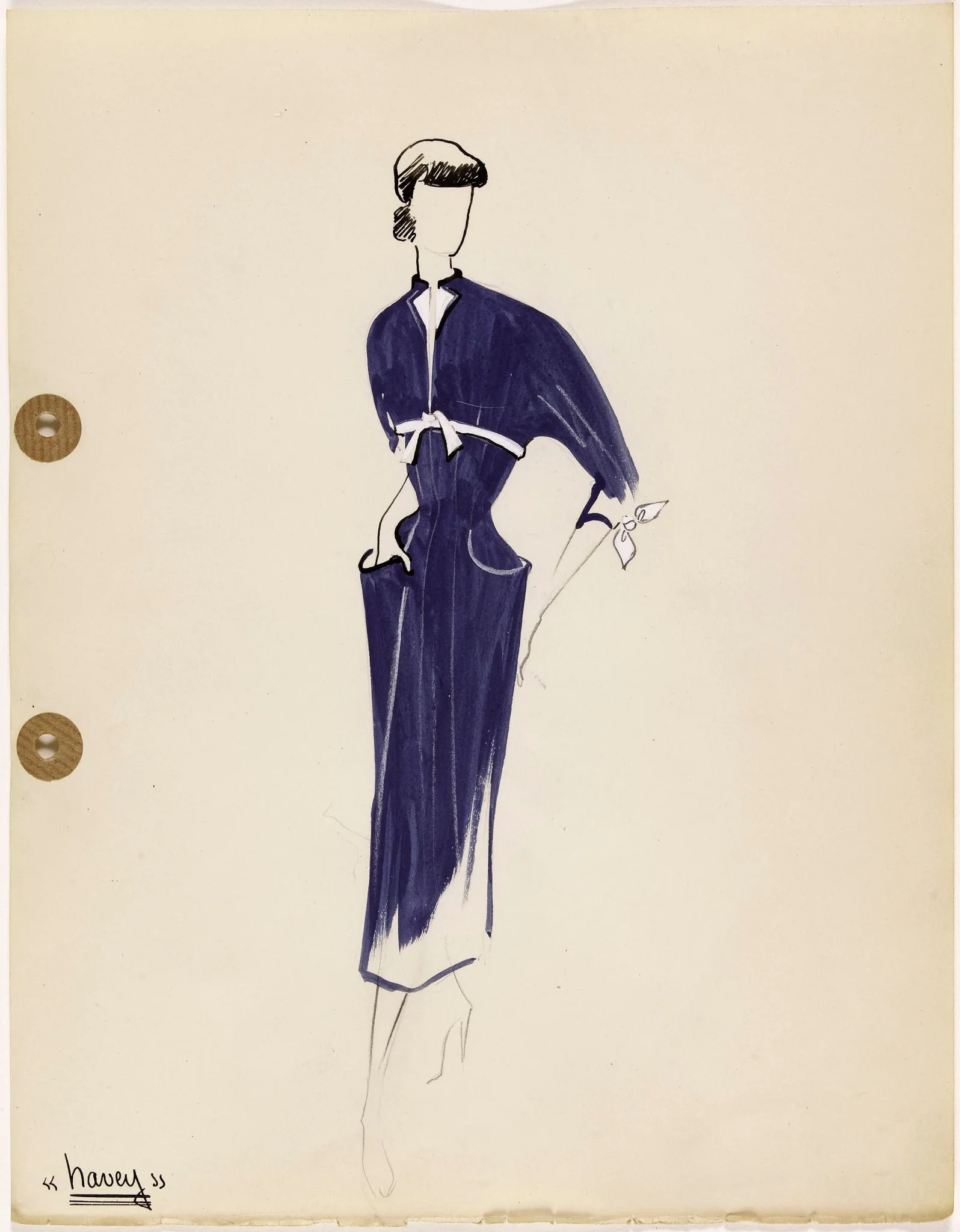 'Navey', by Marie-Louise Carven, 1949
