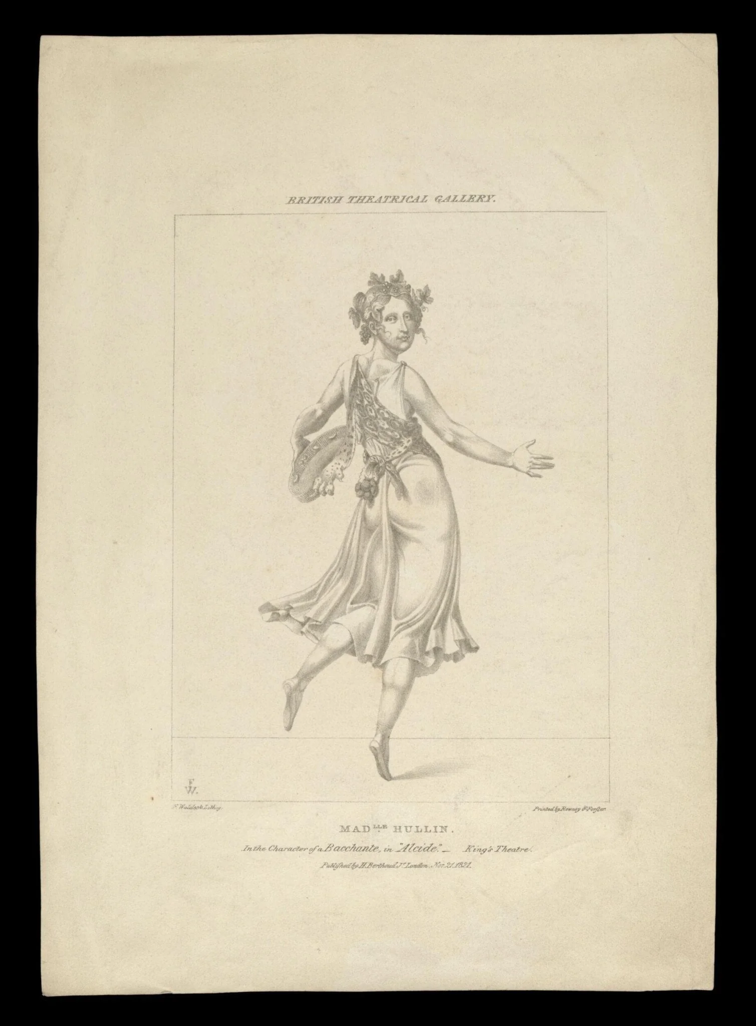 H Beard Print Collection, by F. Waldeck, 1821