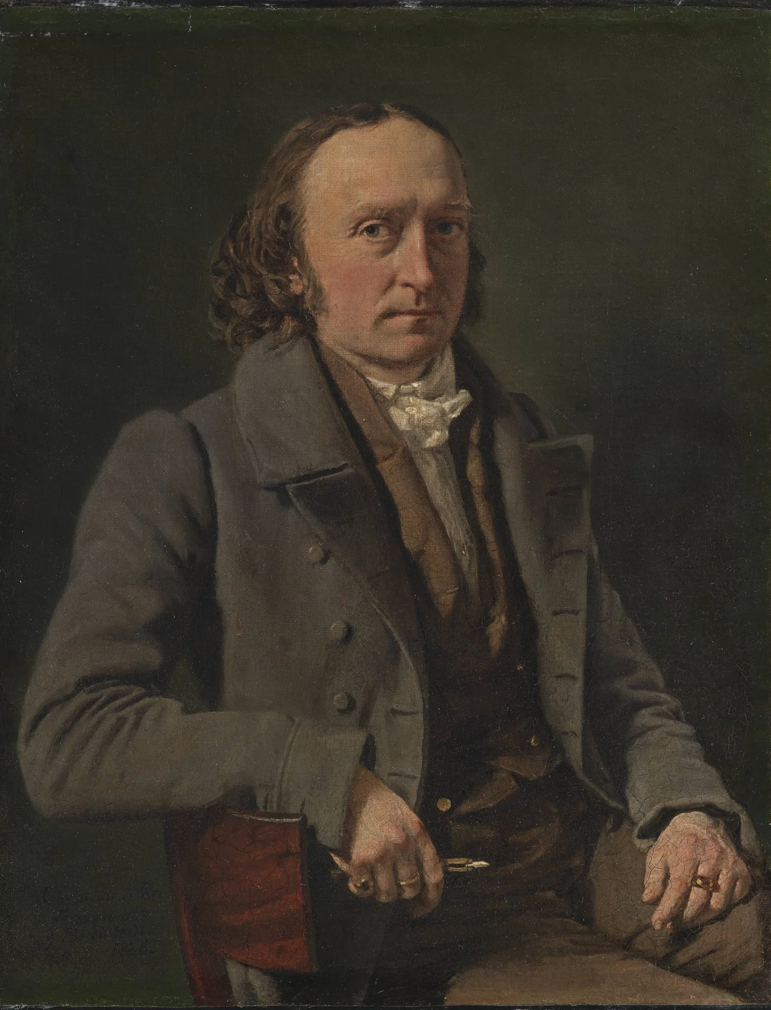 Self-Portrait, by Unknown, unspecified, 1836