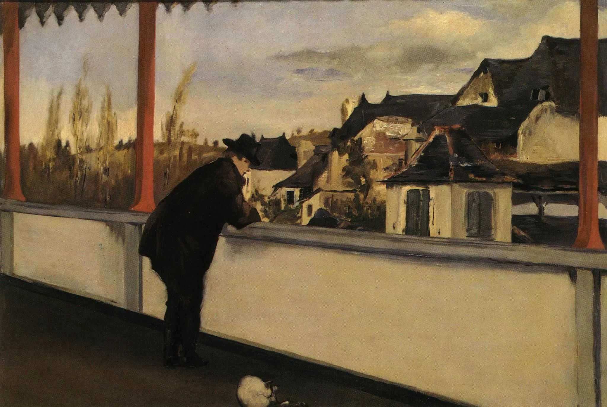 Oloron-Sainte-Marie, by Edouard Manet, oil, 1871