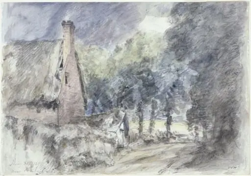 A cottage and Trees near Salisbury