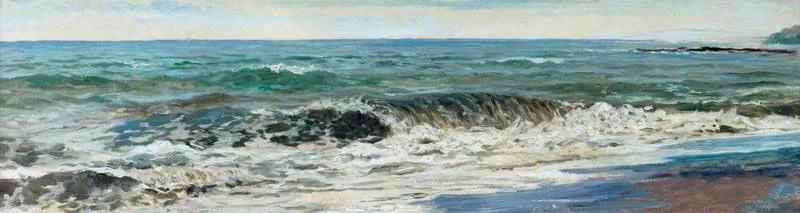 Seascape: Criccieth, by Frederick William Hayes, unspecified, 1893