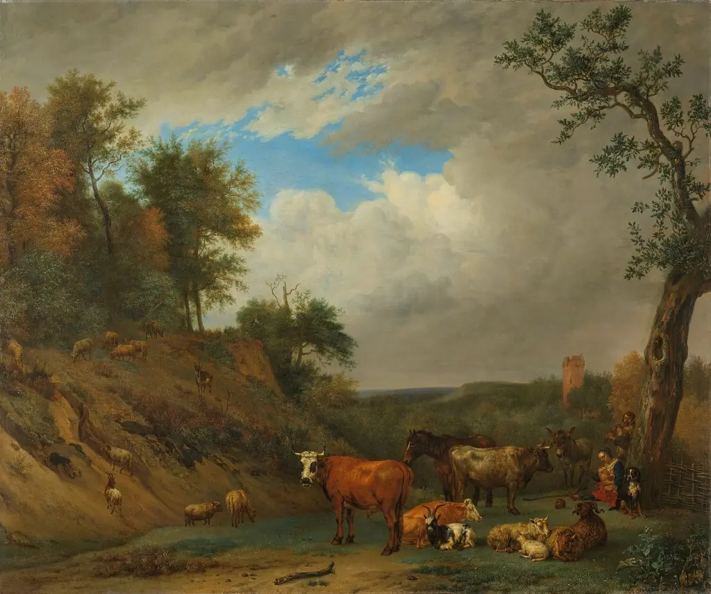 Herdsmen with their cattle