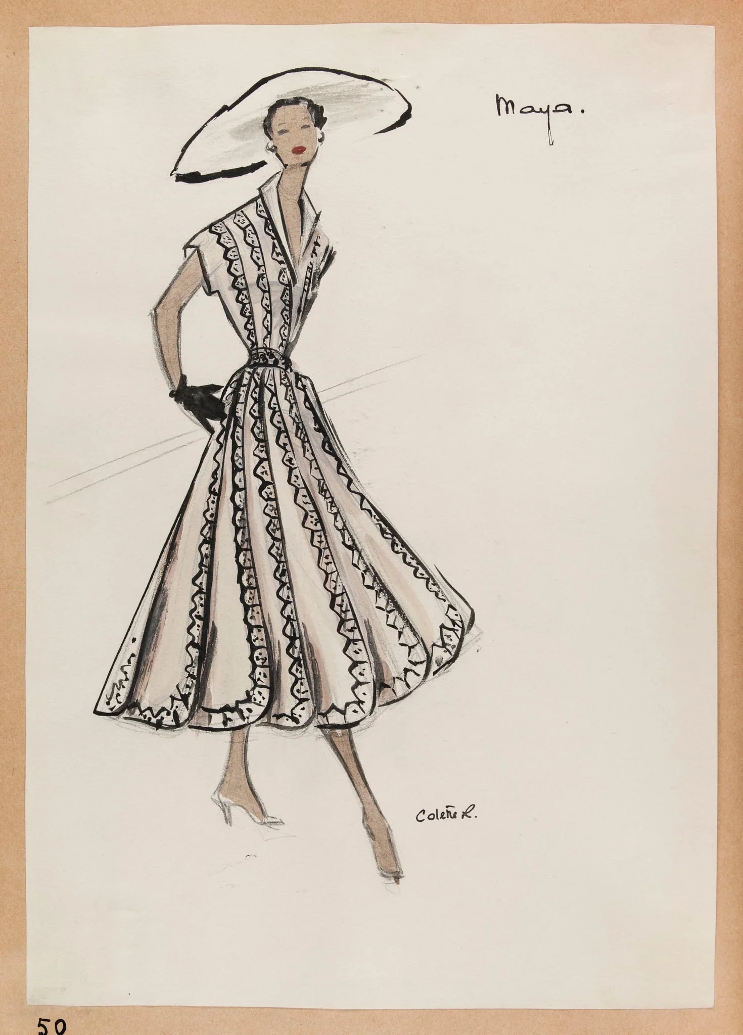 Maya, by Carven, 1951