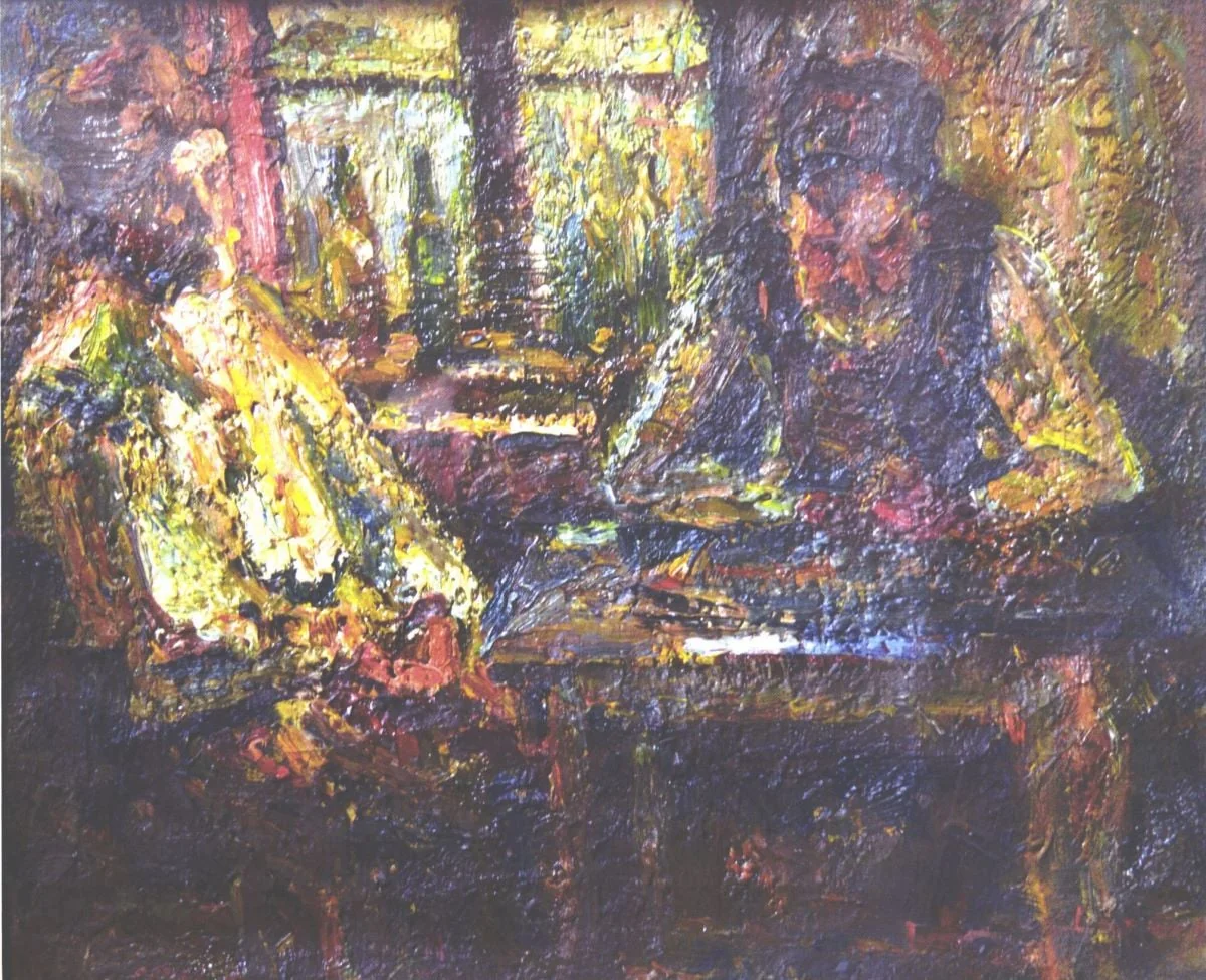 La masă, by Rudolf Schweitzer-Cumpăna, 1930