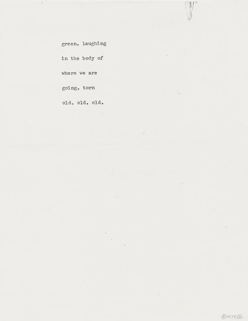 Untitled, by Carl Andre, 1958