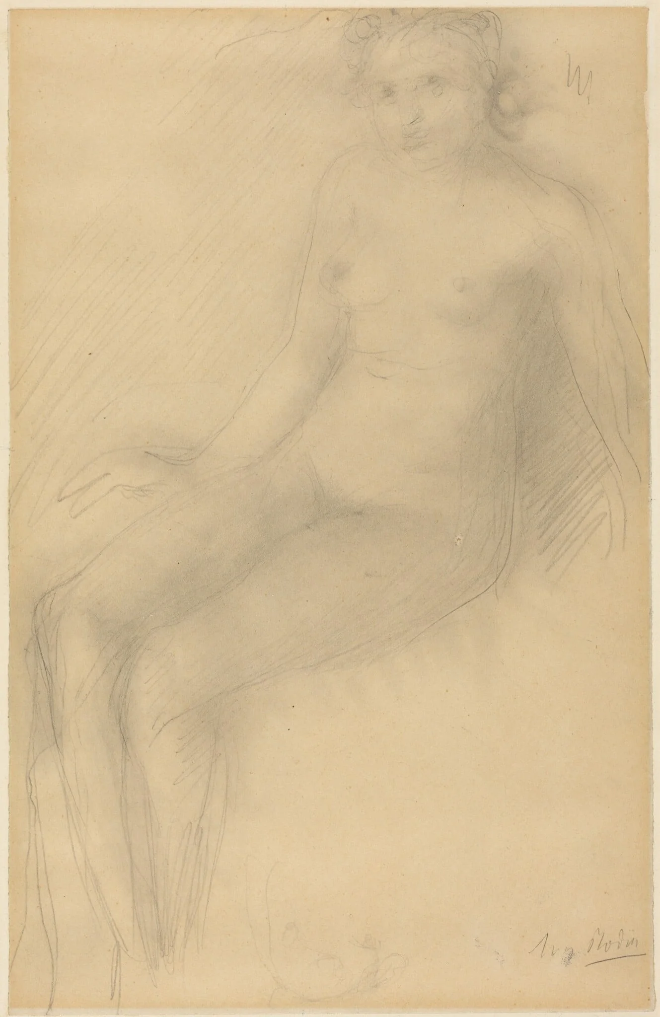 Seated Female Nude