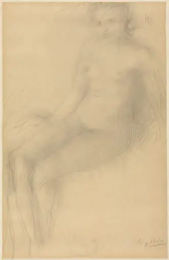 Seated Female Nude