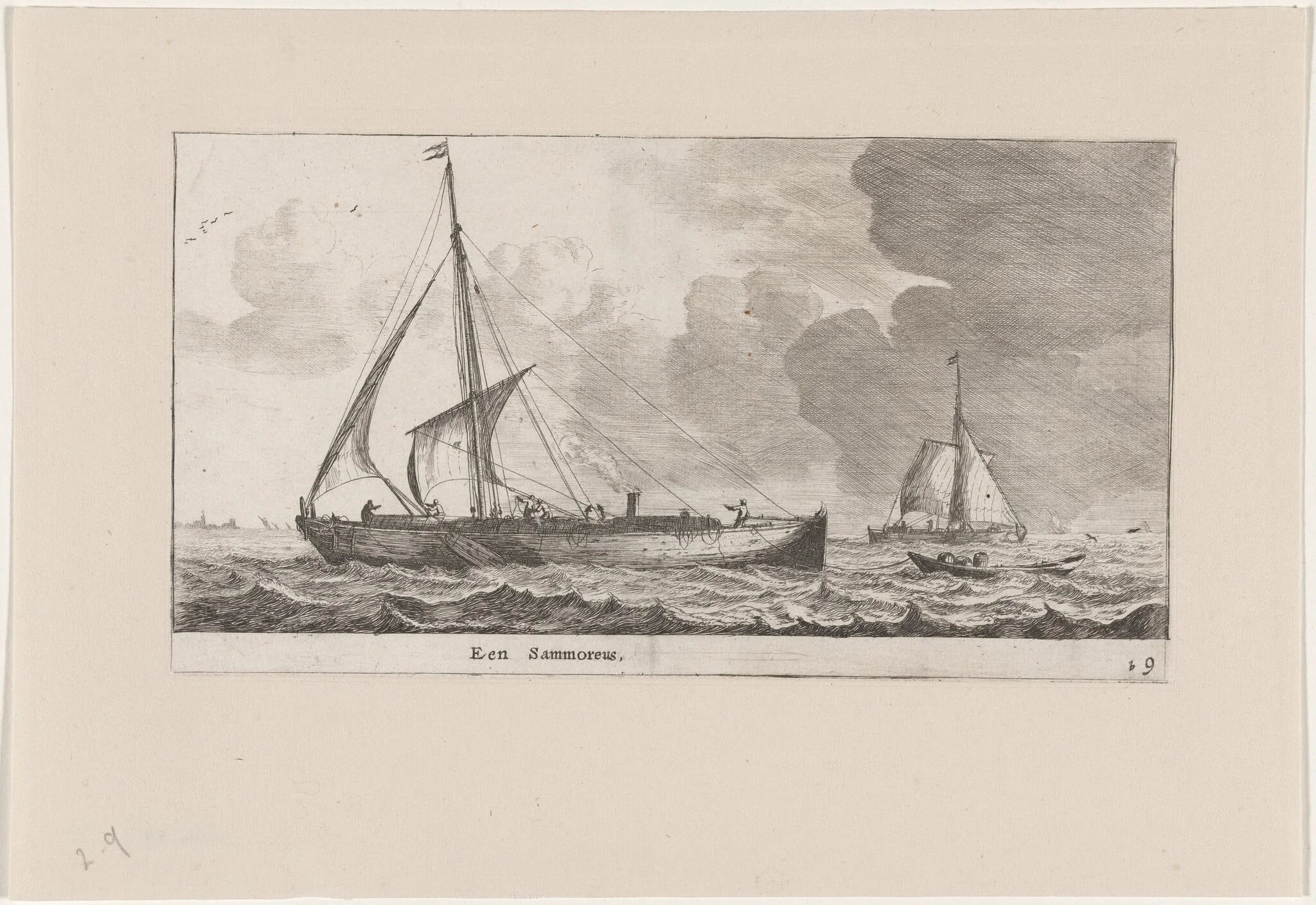 A Samoureus, by Nooms, called Zeeman, Reinier, ink, 1653