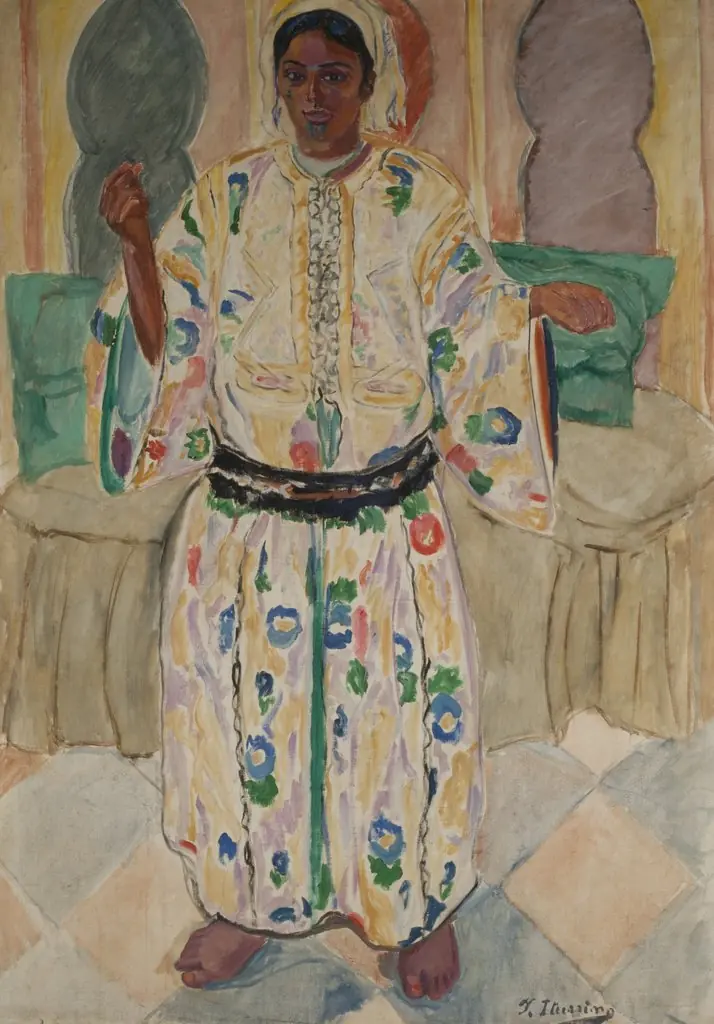 Woman dwells