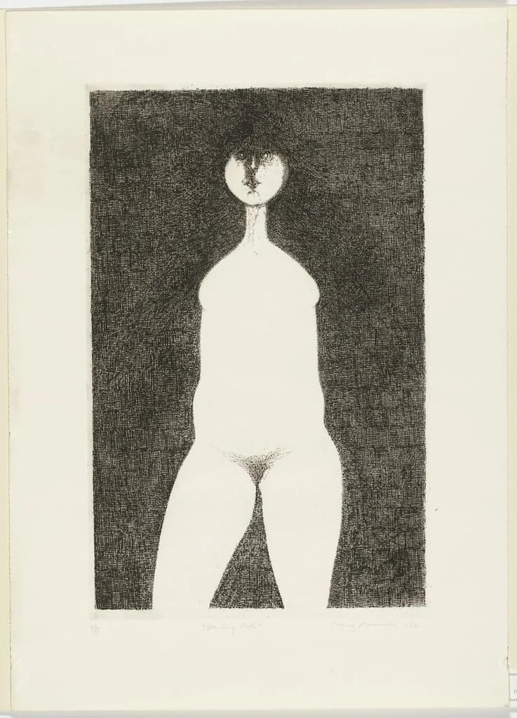 Untitled, by Gregory Masurovsky, ink, 1967