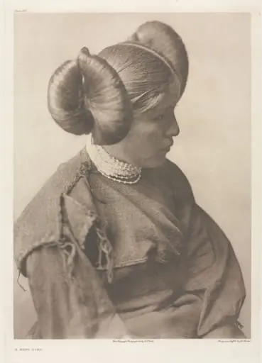 Portfolio XII, Plate 406: A Hopi Girl
