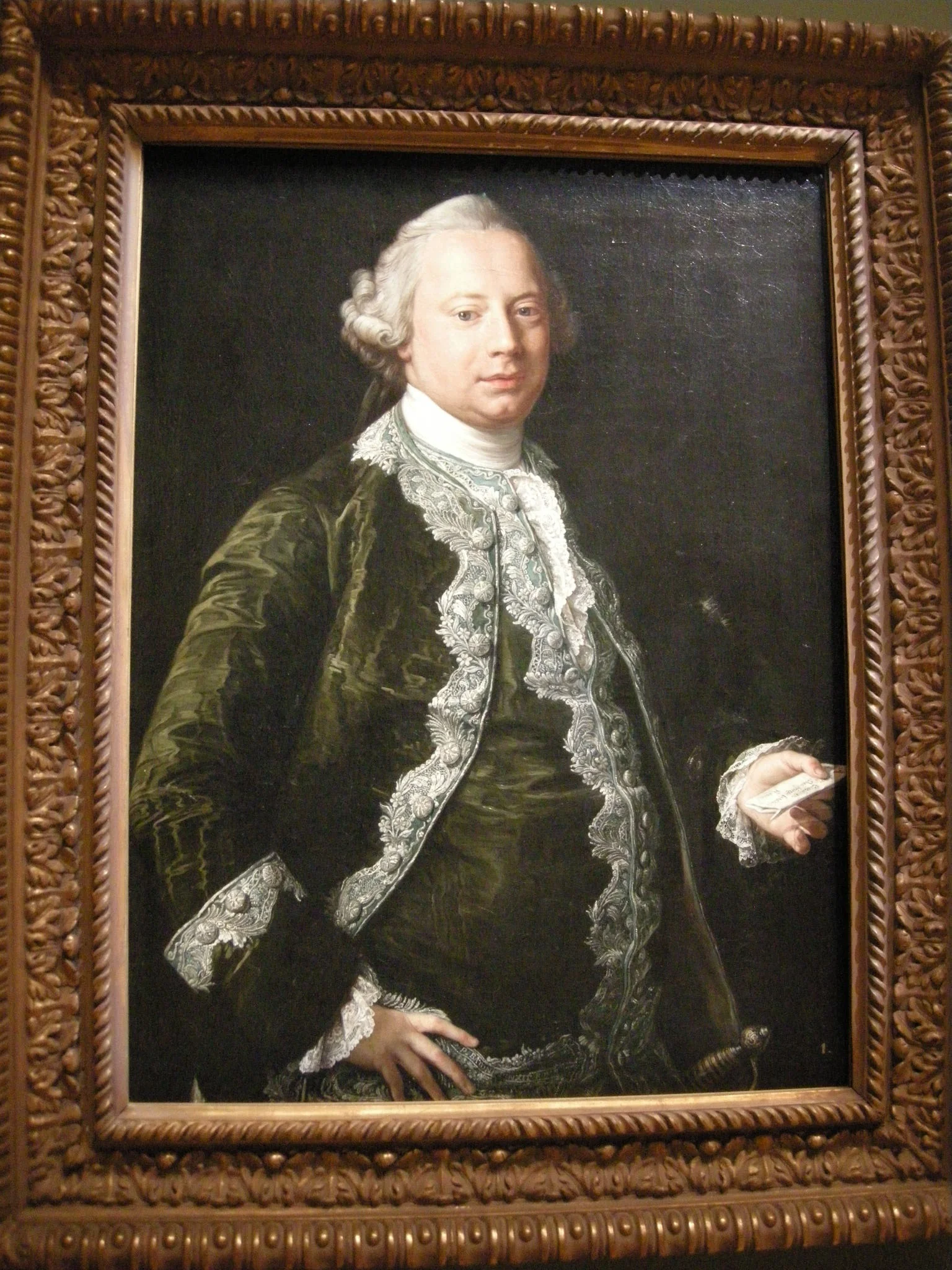Gaetano II Sforza Cesarini, Duke of Segni, by Pompeo Batoni, oil, 1768