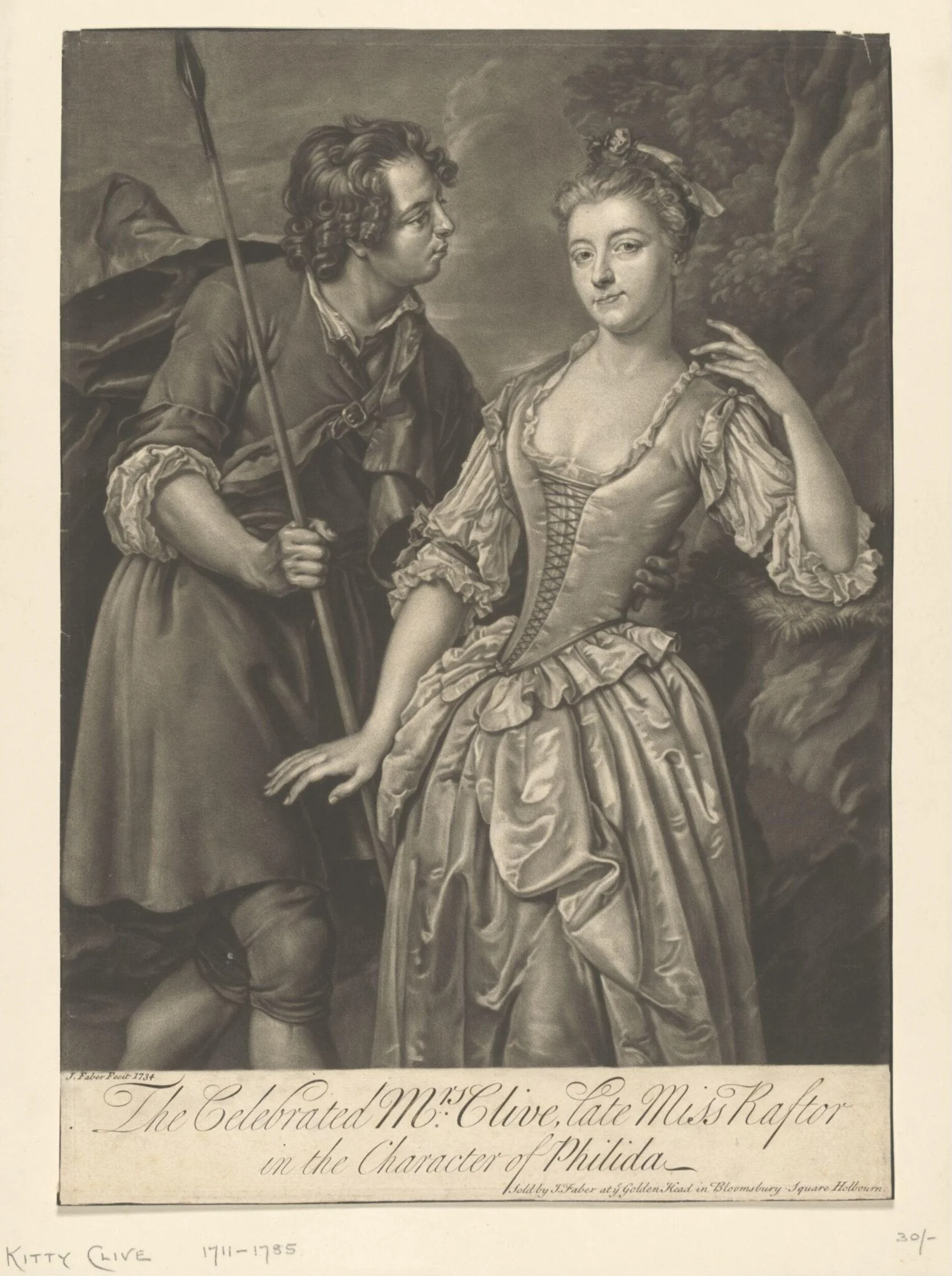 H Beard Print Collection, by John Faber, 1734