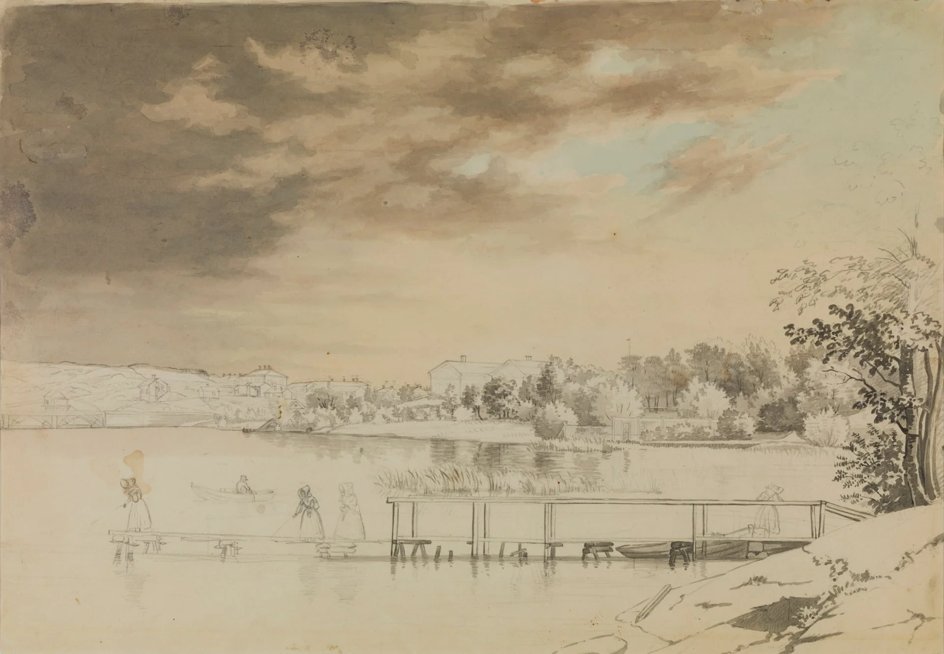 Kaisaniemenlahti, keskeneräinen teos, by Magnus von Wright