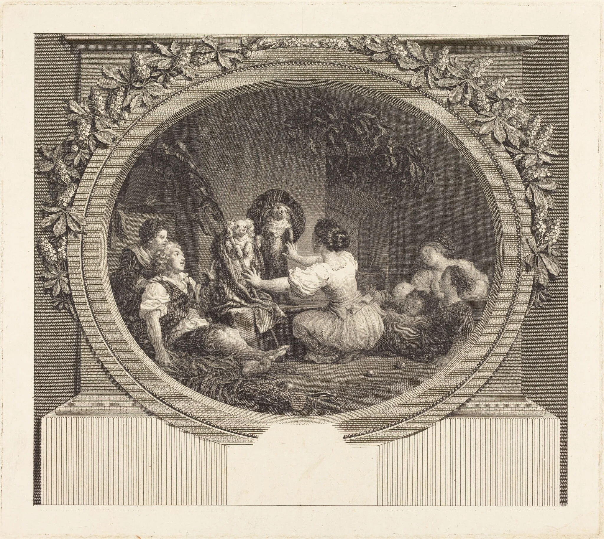 L'Education fait tout, by Nicolas Delaunay, ink, 1791