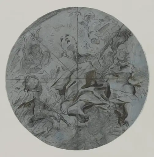 Apotheosis of a Saint (recto)