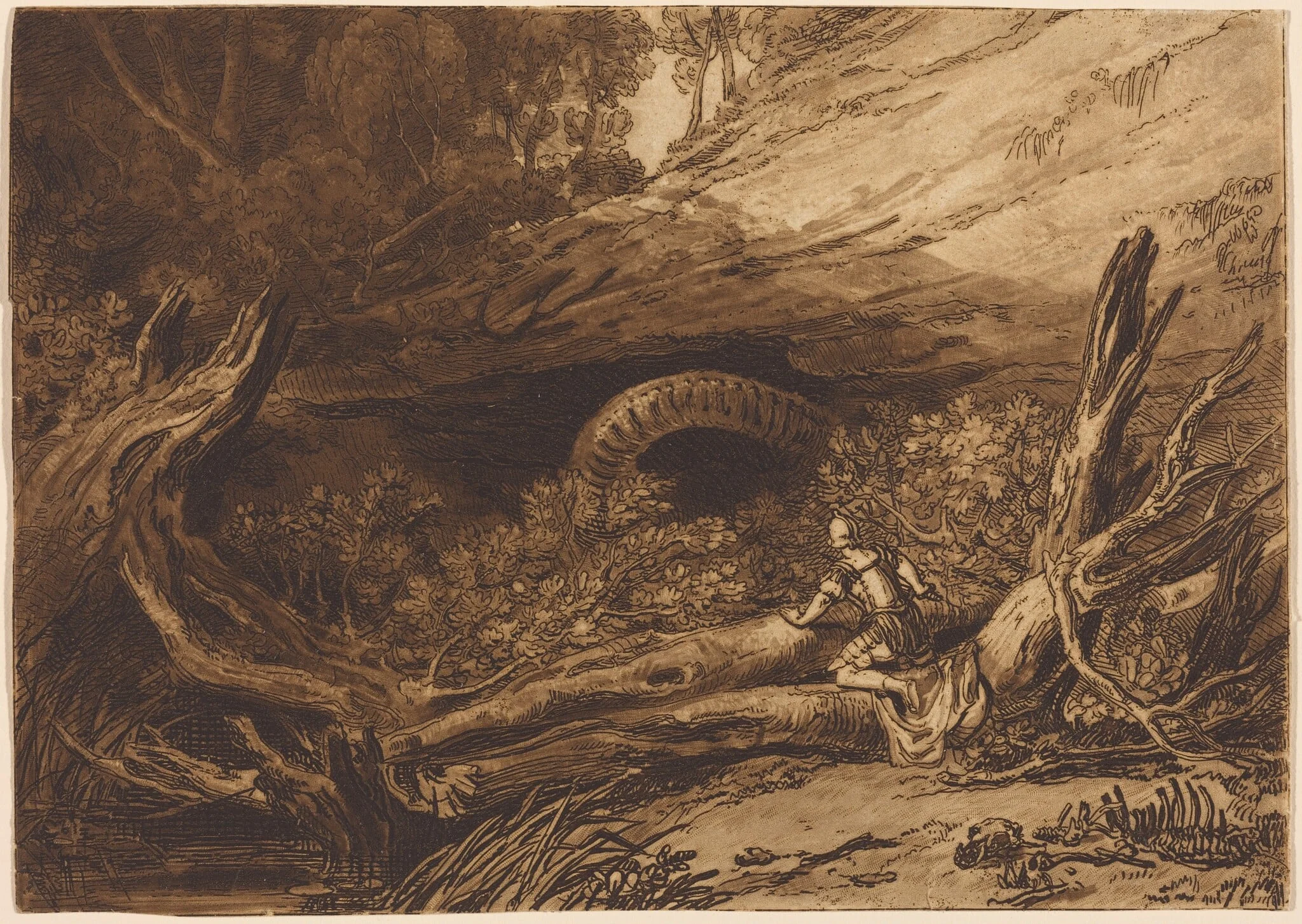 Jason, by Joseph Mallord William Turner, ink, 1807