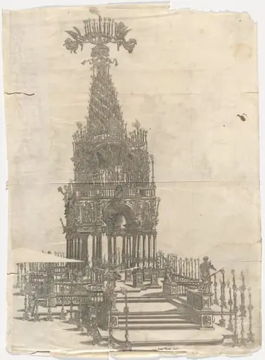 Catafalque in the Cathedral of Piacenza for Odoardo Farnese, Duke of Parma and Piacenza