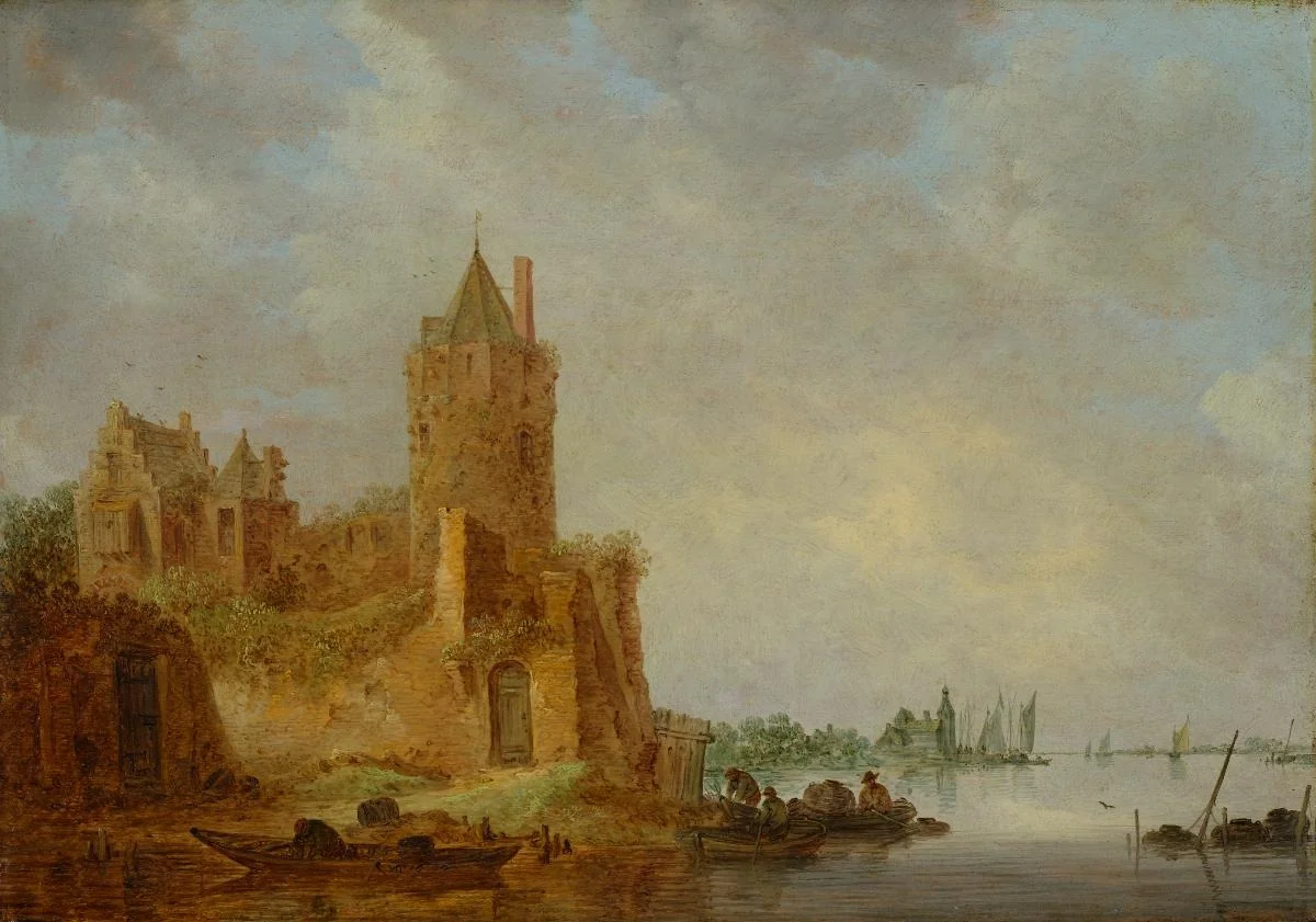 Q131586593, by Jan van Goyen, oil, 1642