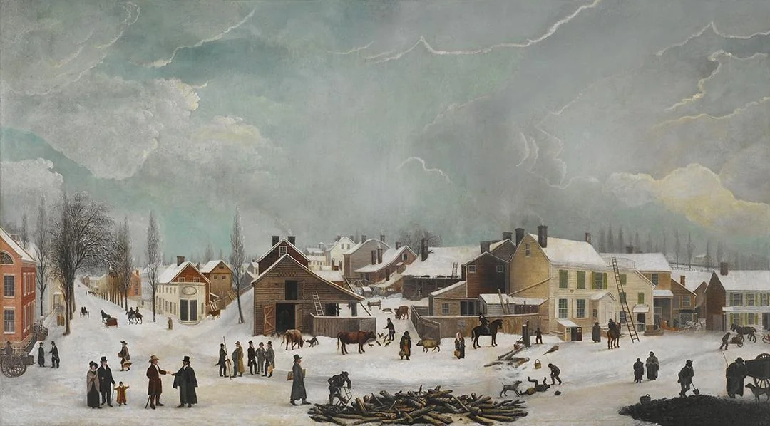 Winter Scene in Brooklyn