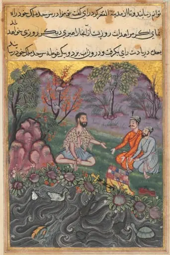 The Raja of Ujjain, who is traveling in the guise of a yogi, meets two brothers who ask him to equitably partition their father’s possession, from a Tuti-nama (Tales of a Parrot): Forty-sixth Night
