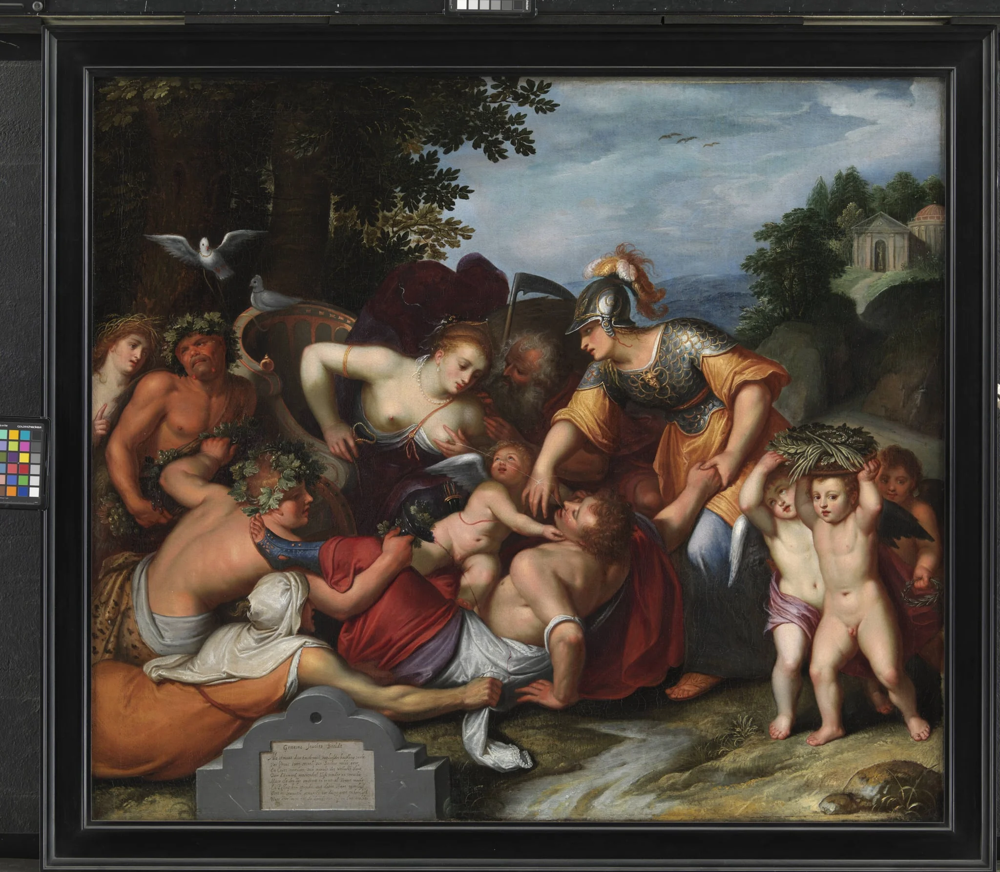 Gemeine Jeuchts Beeldt. Allegory of the Temptations of Youth, by Unknown, 1550