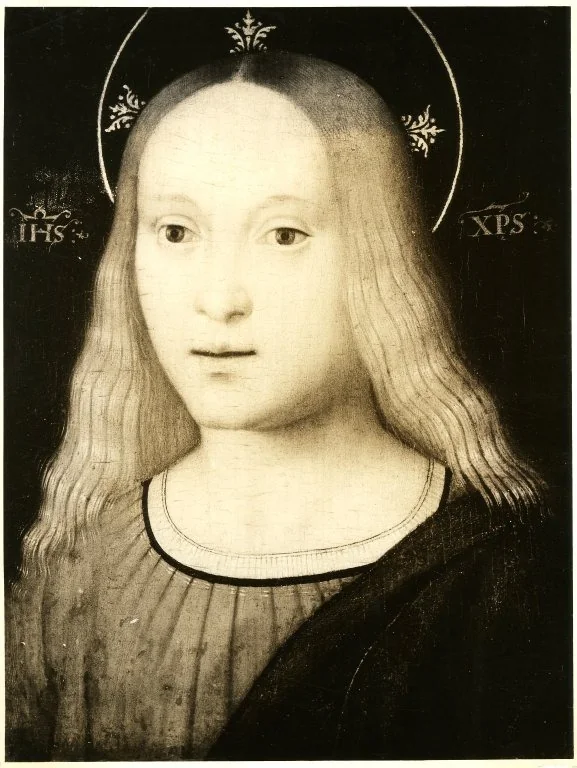 Portrait of the Young Christ, by Galeazzo Campi, oil, 1510
