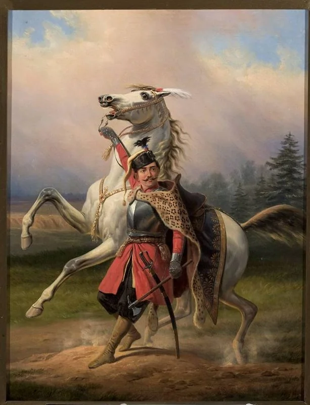Squire of Sobieski, by January Suchodolski, oil, 1853