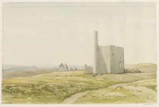 Deserted Tin-Mine, Cornwall. [ 1938 ]