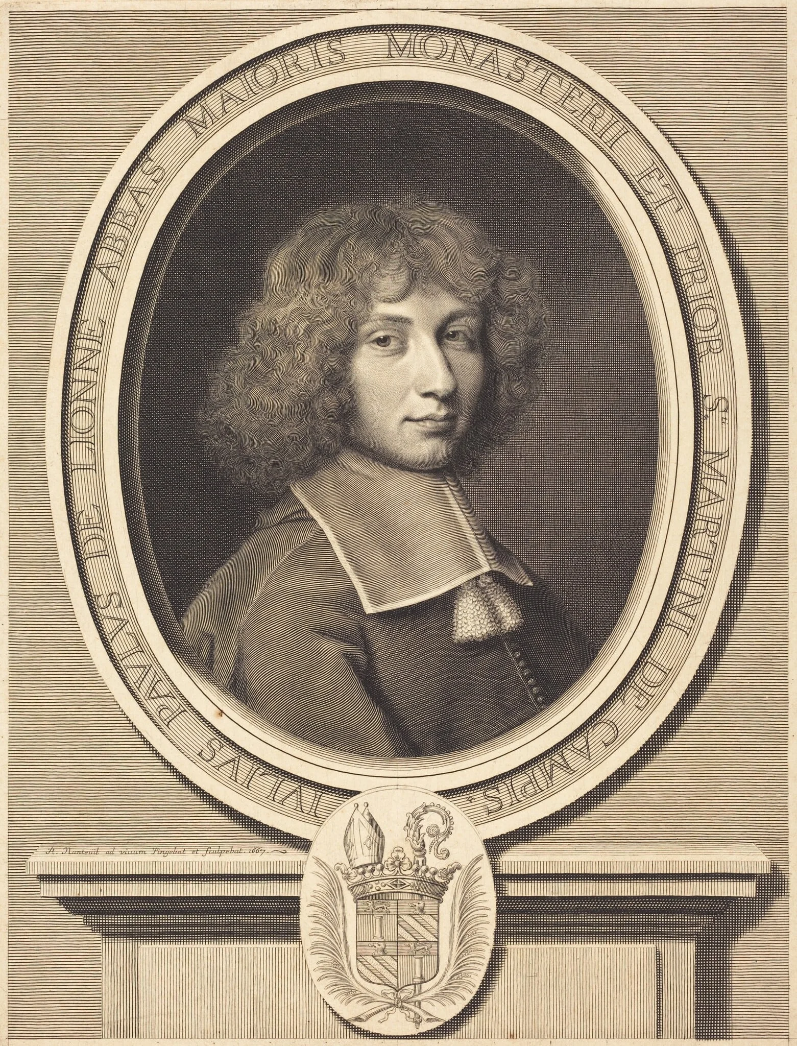 Jules-Paul de Lionne, by Robert Nanteuil, ink, 1667