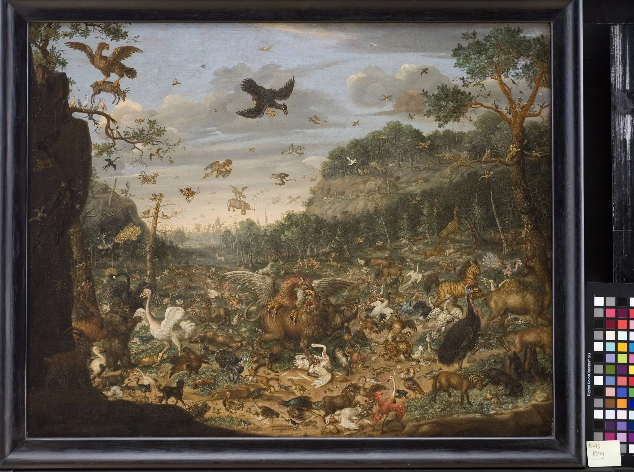 The Earth after the Fall of Man, by Unknown, 1690