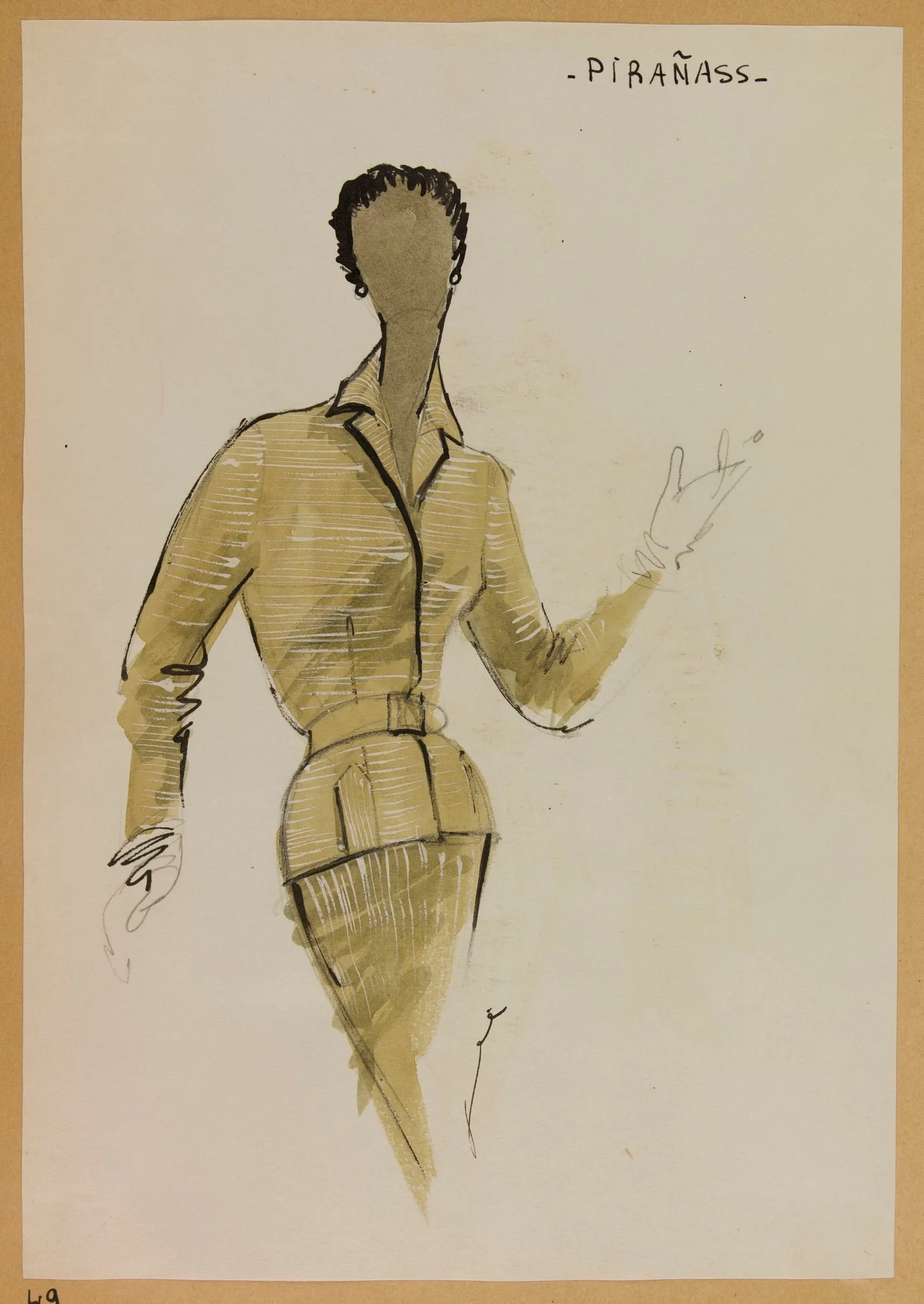Piranass, by Carven, 1952