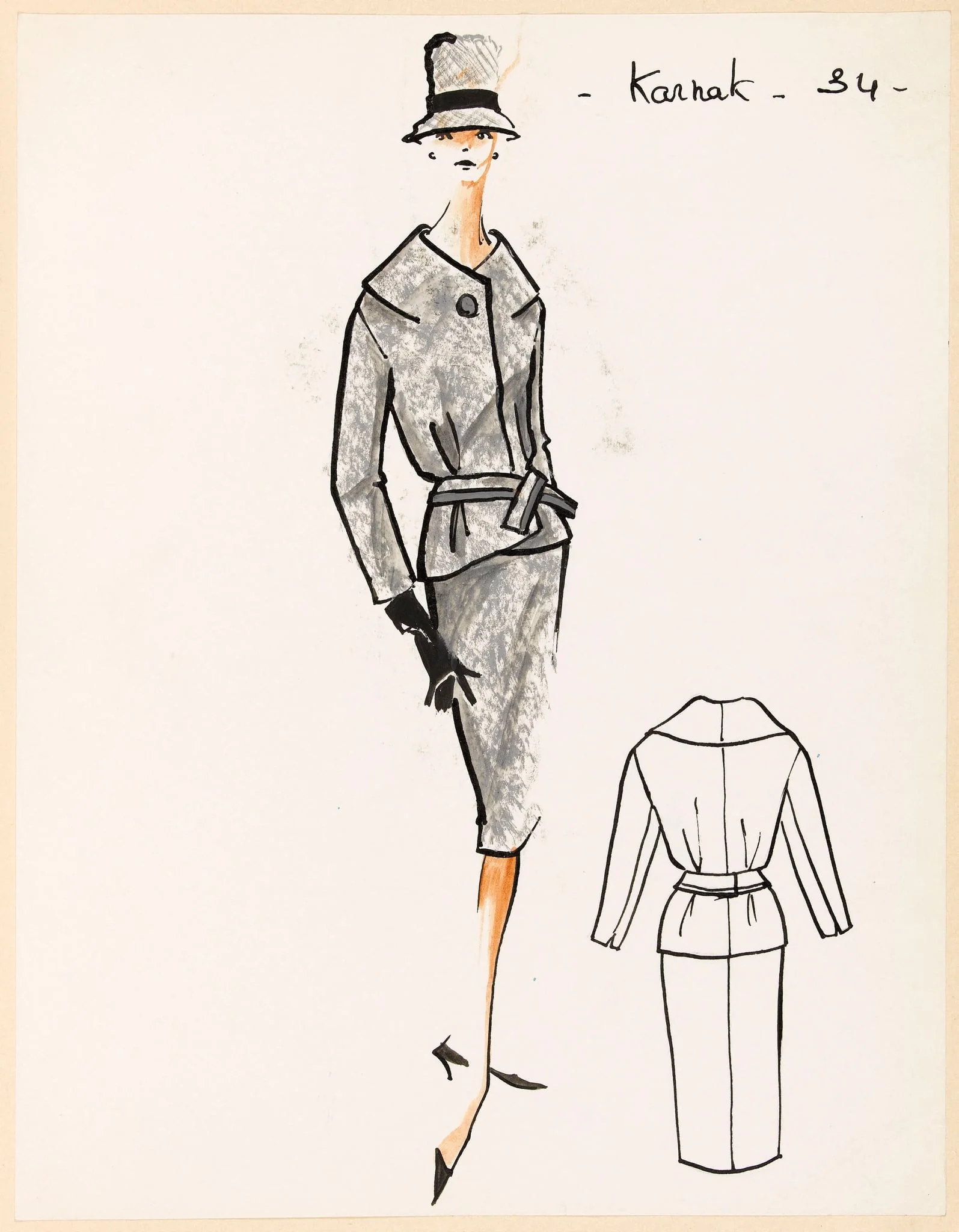 Karnak, by Carven, 1959