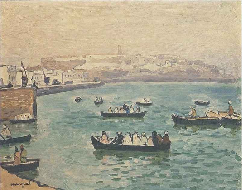 Rabat, a ponta das Oudaïas, by Albert Marquet, unspecified, 1935