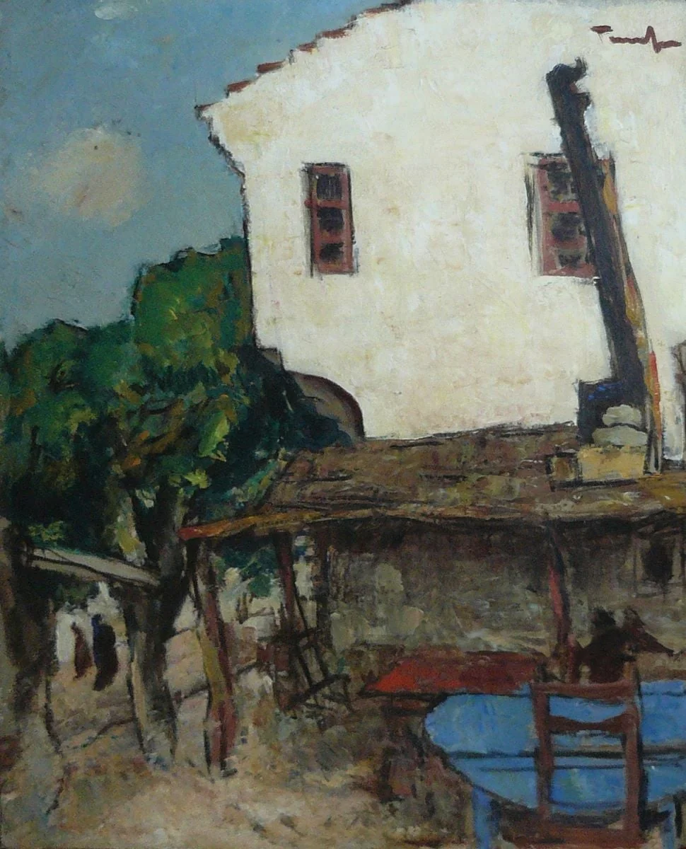 Peisaj (Han la Mangalia), by Nicolae Tonitza, unspecified