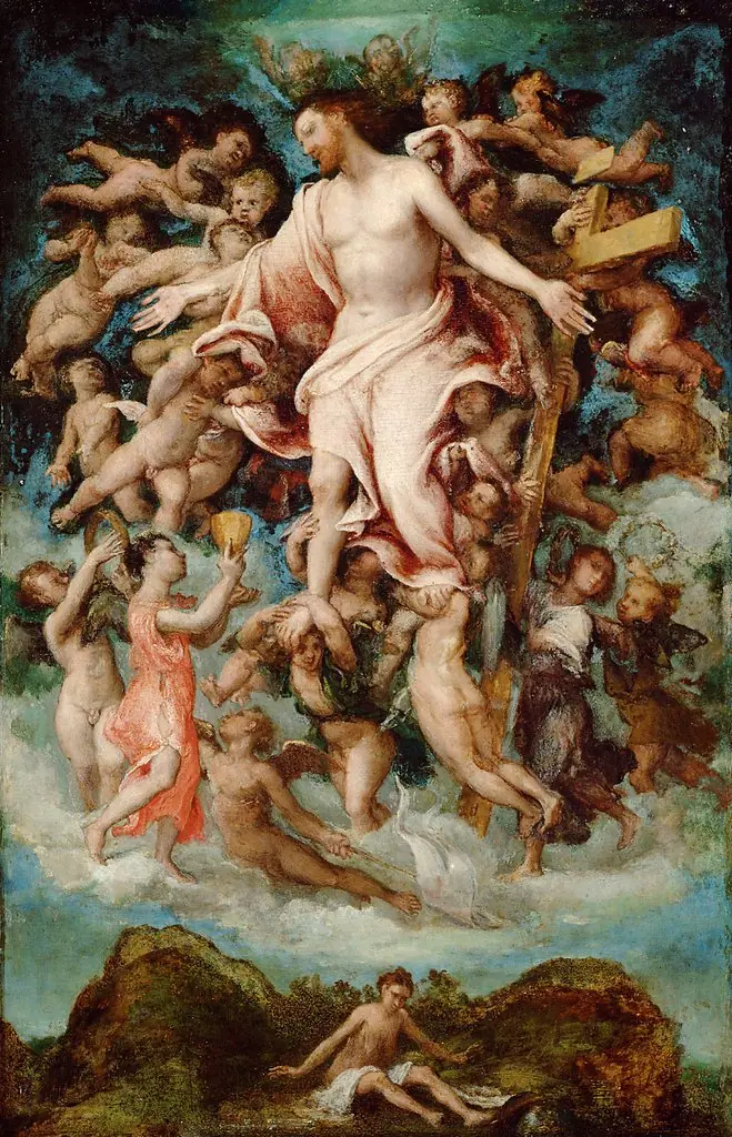 Christ giving his Blood