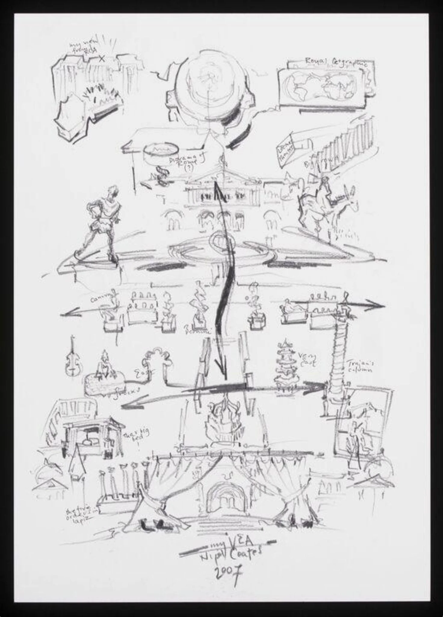 Contribution to V&A's 150th anniversary album, by Nigel Coates, 2007