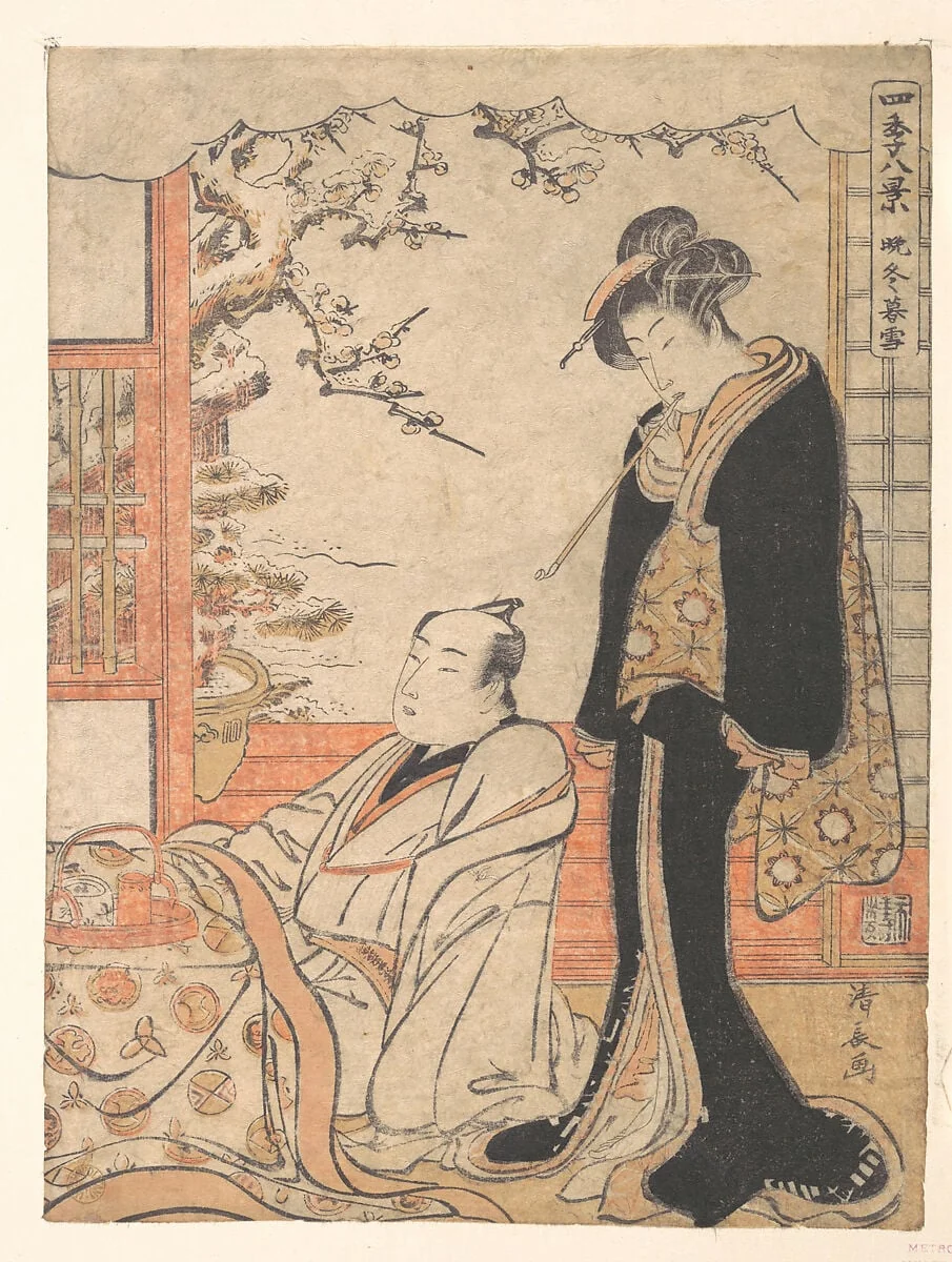 Untitled, by Torii Kiyonaga, ink, 1779