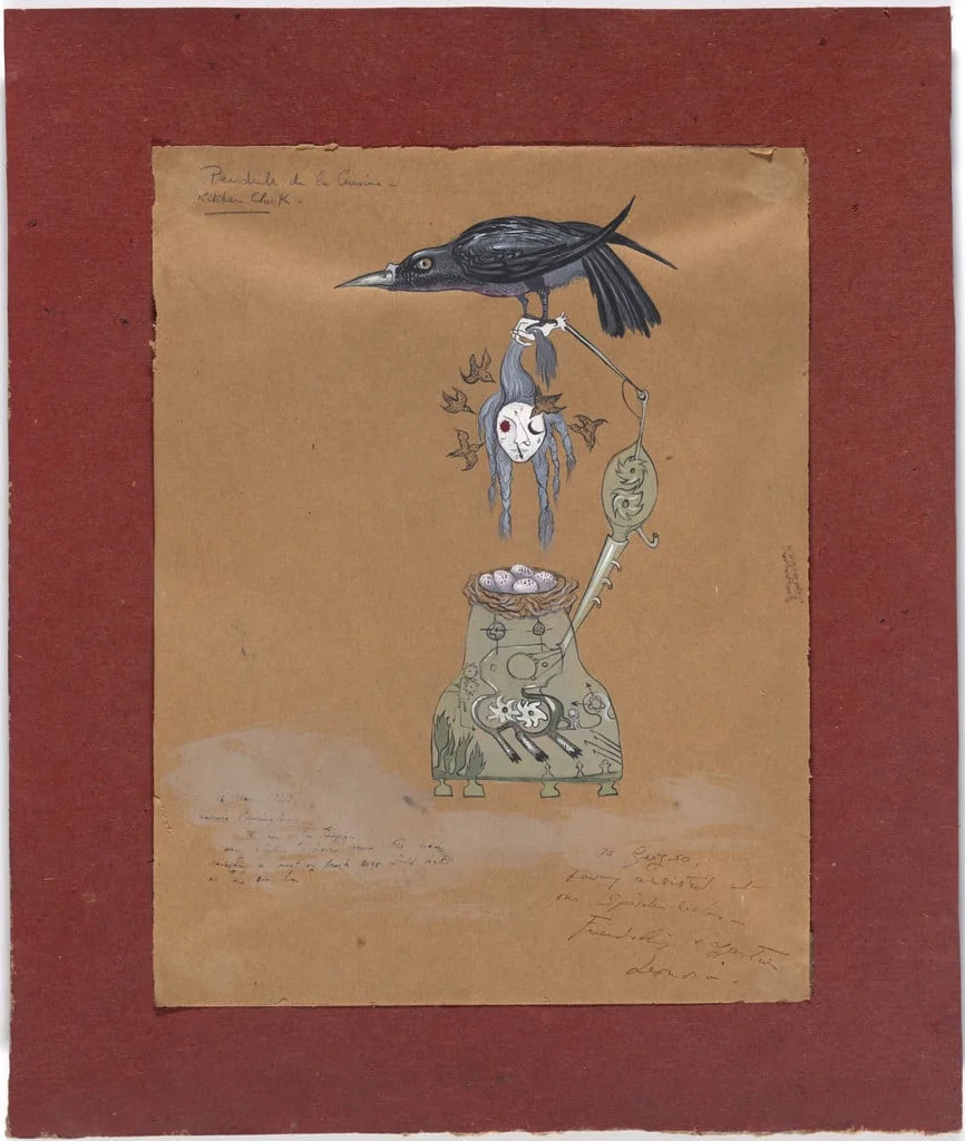 Untitled, by Leonora Carrington, watercolor, 1943