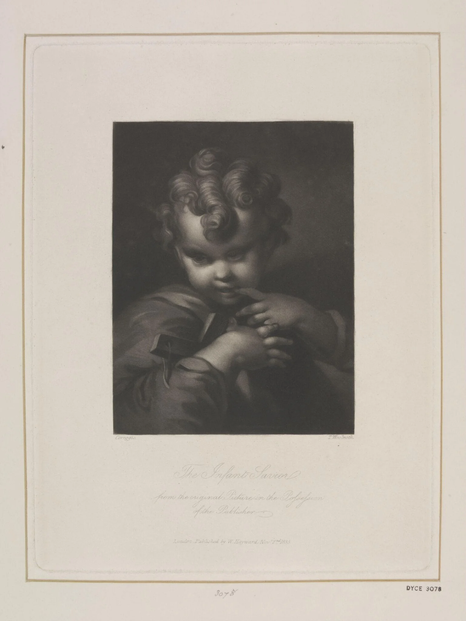 The Infant Saviour, by Thomas A. Woolnoth, 1850