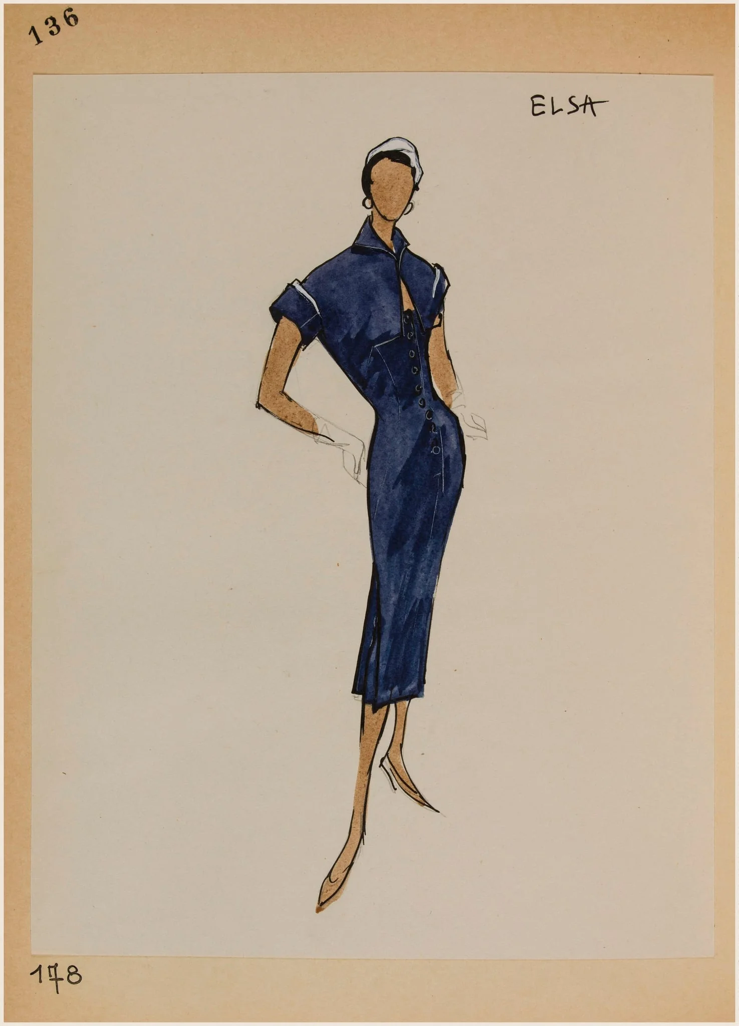 Elsa, by Carven, 1956
