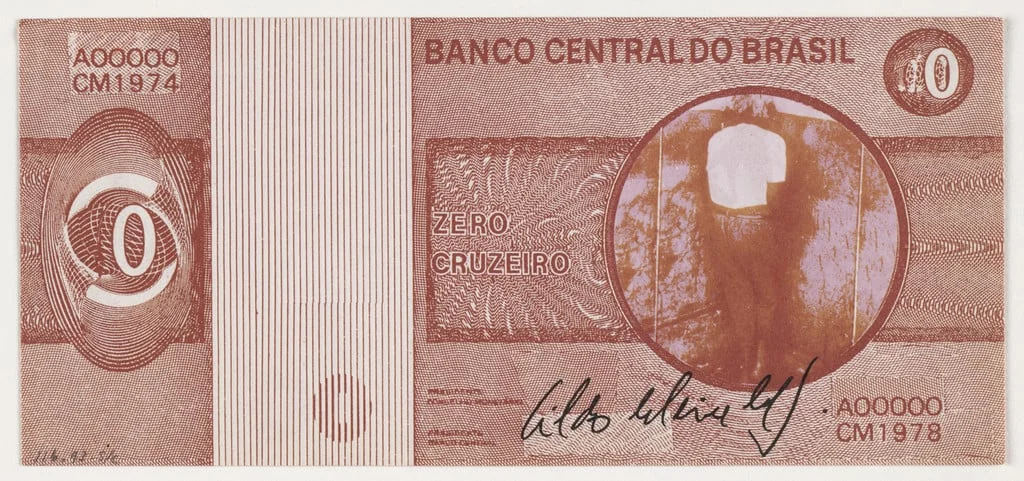 Untitled, by Cildo Meireles, ink, 1976