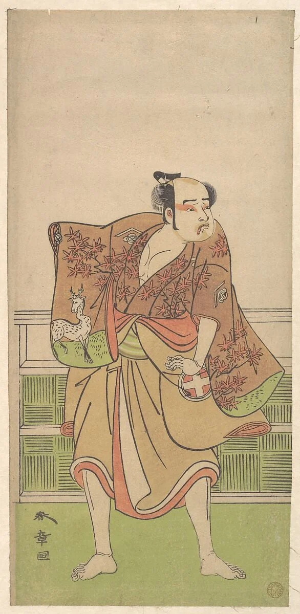 Untitled, by Katsukawa Shunshō, ink, 9