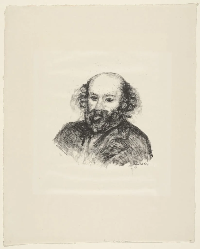 Untitled, by Auguste Renoir, ink, 1902