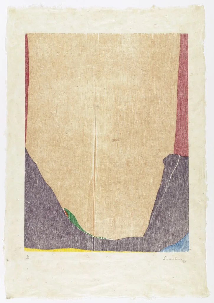 Untitled, by Helen Frankenthaler, ink, 1973